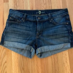 7 For All Man Kind jean shorts